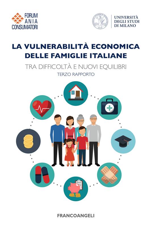 La vulnerabilità economica delle famiglie italiane. Tra difficoltà e nuovi equilibri. Terzo Rapporto - Forum Ania Consumatori,Università degli Studi di Milano - ebook