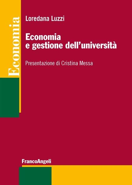 Economia e gestione dell'università - Loredana Luzzi - copertina