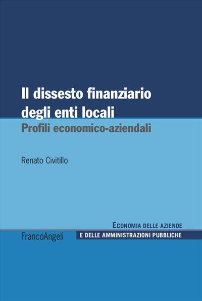 Il dissesto finanziario degli enti locali - Renato Civitillo - copertina