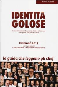 Identità golose 2015 - Paolo Marchi - copertina