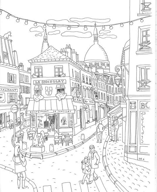 Album Parigi. 80 tavole da colorare - Isy Ochoa - 5