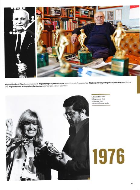 David di Donatello awards. 1956-2016. 60 anni di storia del cinema. Ediz. italiana e inglese - 3