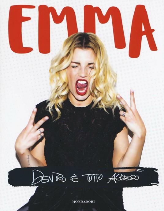 Dentro è tutto acceso - Emma Marrone - copertina