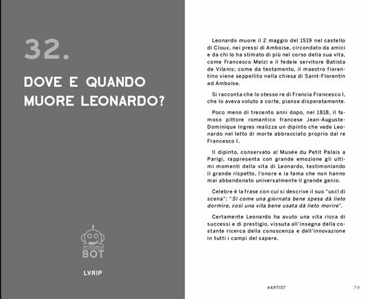 Leonardo da Vinci. 100 domande. 150 risposte. Il primo libro Chatbot - Andrea Concas - 4