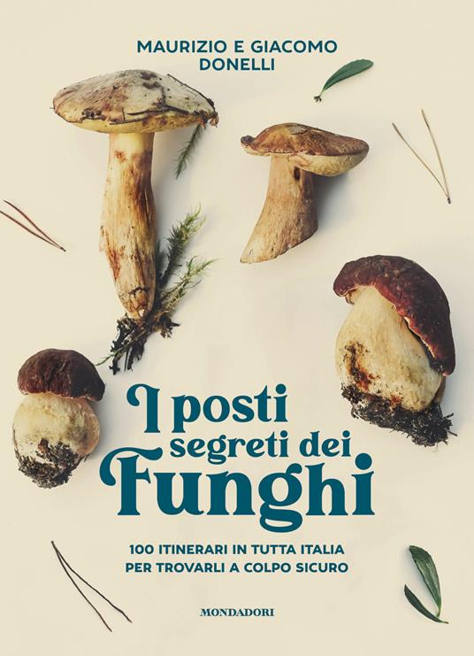 I posti segreti dei funghi. 100 itinerari in tutta Italia per trovarli a colpo sicuro - Giacomo Donelli,Maurizio Donelli - copertina