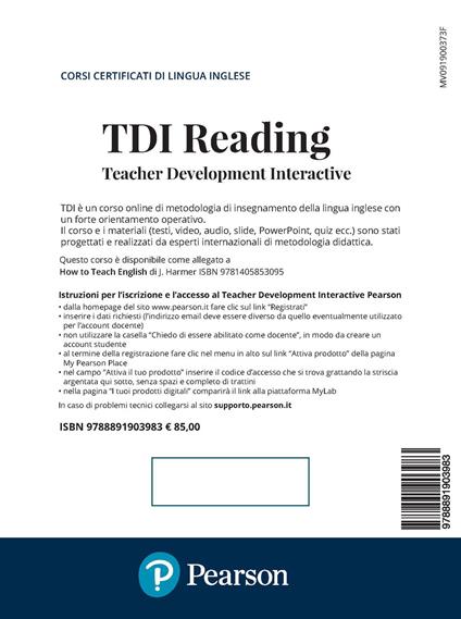 TDI. Teacher development interactive. Reading. Con Contenuto digitale per accesso online - copertina
