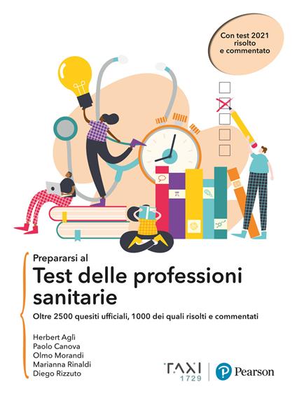 Prepararsi al test delle professioni sanitarie. oltre 2500 quesiti ufficiali, 1000 dei quali risolti e commentati - Herbert Aglì,Paolo Canova,Olmo Morandi - copertina