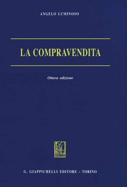 La compravendita - Angelo Luminoso - copertina