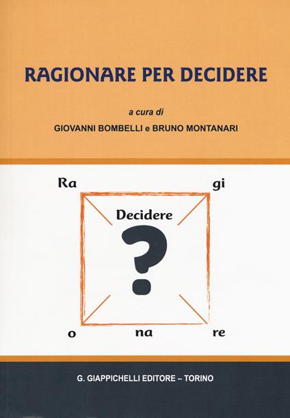 Ragionare per decidere - copertina