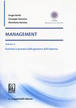 Management. Vol. 2: Funzioni e processi nella gestione dell'impresa.