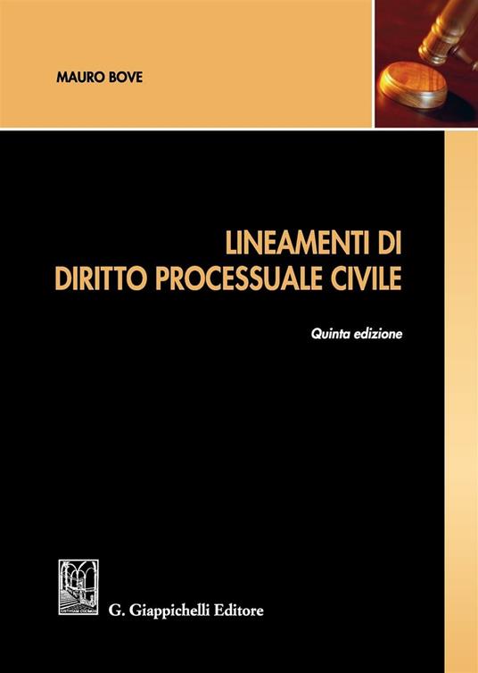 Lineamenti di diritto processuale civile - Mauro Bove - copertina
