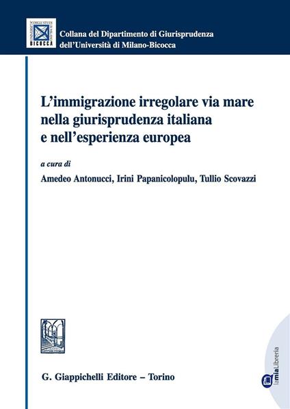 L'immigrazione irregolare via mare nella giurisprudenza italiana e nell'esperienza europea. Con e-book - copertina