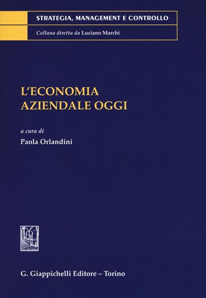 L'economia aziendale oggi - copertina