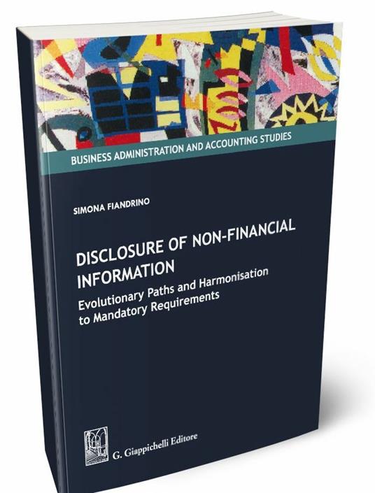 Disclosure of non-financial information - Simona Fiandrino - copertina