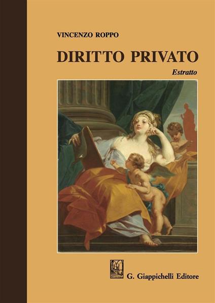 Diritto privato. Estratto - Vincenzo Roppo - copertina
