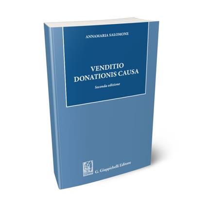 Venditio donationis causa - Annamaria Salomone - copertina