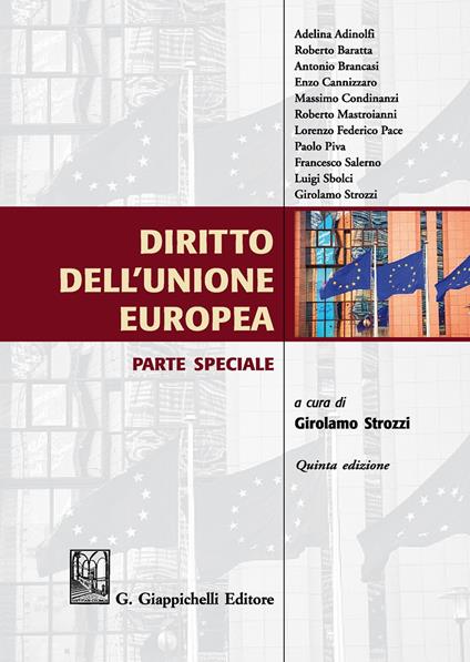 Diritto dell'Unione Europea. Parte speciale - copertina