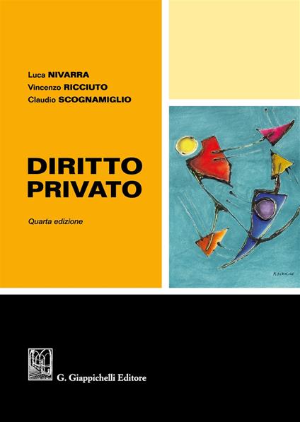 Diritto privato - Luca Nivarra,Vincenzo Ricciuto,Claudio Scognamiglio - copertina