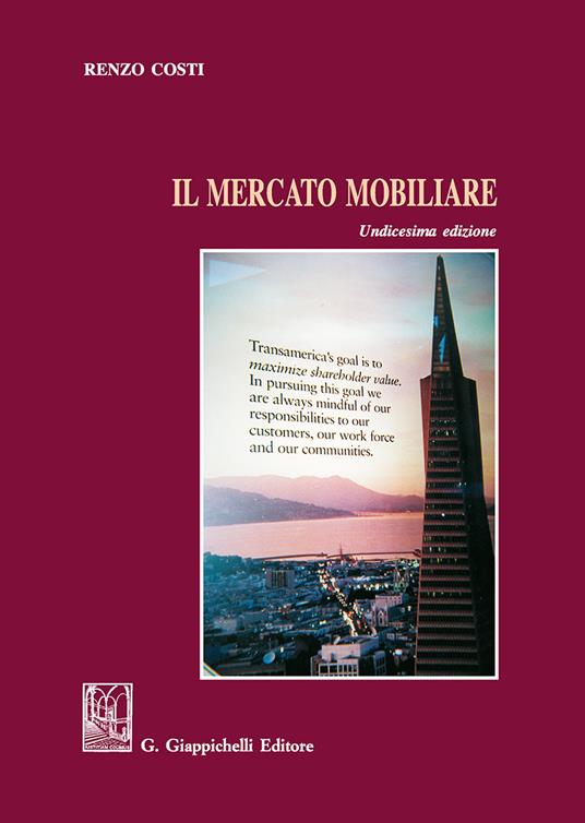 Il mercato mobiliare - Renzo Costi - copertina
