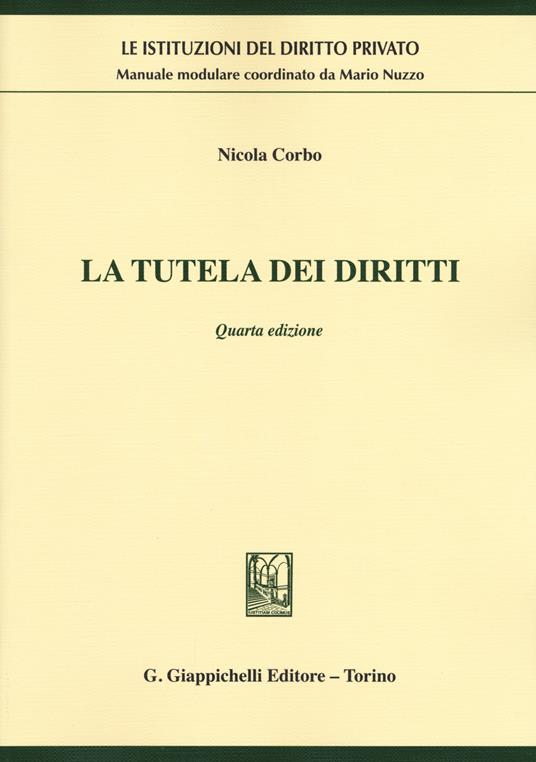 La tutela dei diritti - Nicola Corbo - copertina