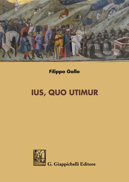 Ius quo utimur - Filippo Gallo - copertina