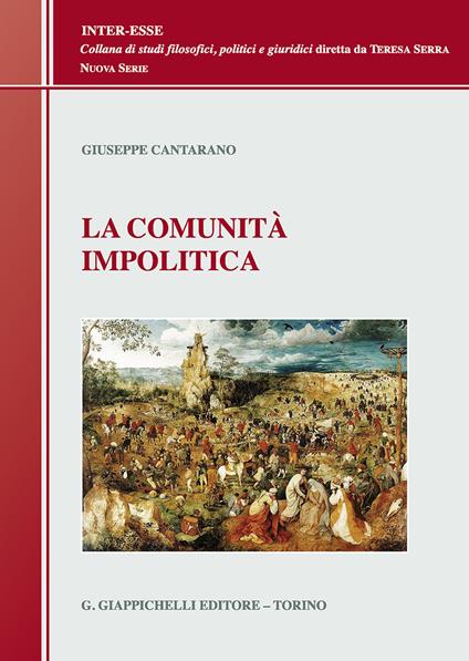 La comunità impolitica - Giuseppe Cantarano - copertina