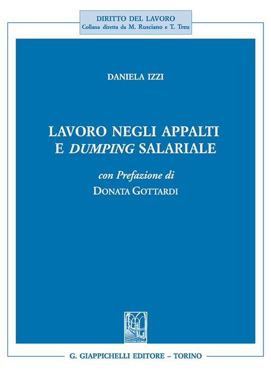 Lavoro negli appalti e dumping salariale - Daniela Izzi - copertina