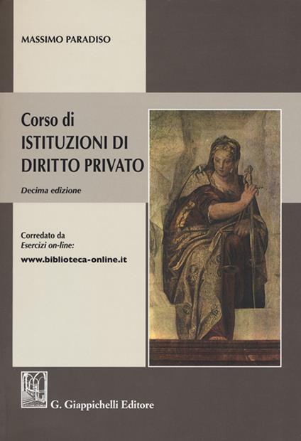 Corso di istituzioni di diritto privato. Con Contenuto digitale per accesso online - Massimo Paradiso - copertina