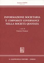 Informazione societaria e corporate governance nella società quotata