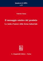 Il messaggio estetico del prodotto. La tutela d'autore della forma industriale