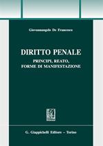 Diritto penale. Principi, reato, forme di manifestazione