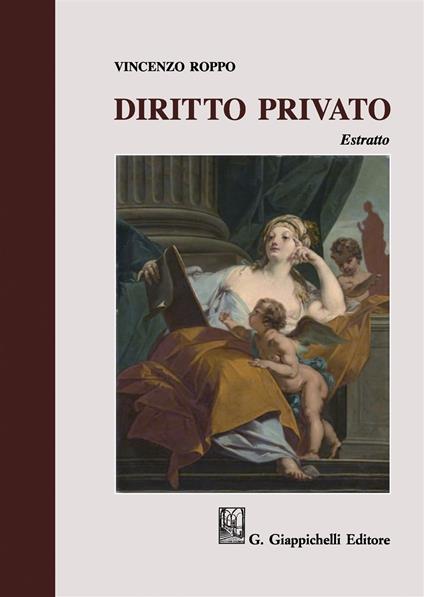 Diritto privato. Estratto - Vincenzo Roppo - copertina