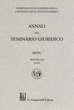 Annali del seminario giuridico dell'università di Palermo. Vol. 61