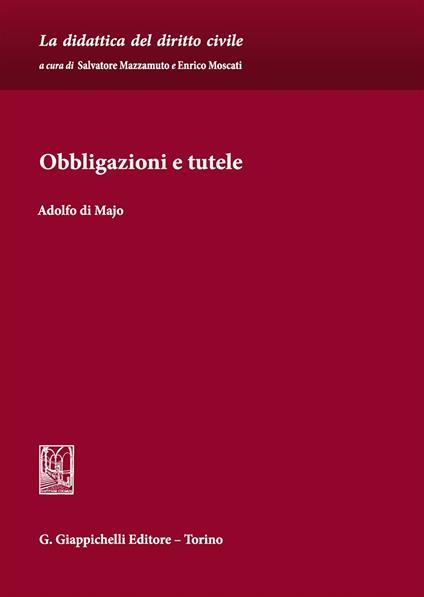 Obbligazioni e tutele - Adolfo Di Majo - copertina