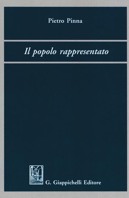 Il popolo rappresentato - Pietro Luigi Pinna - copertina