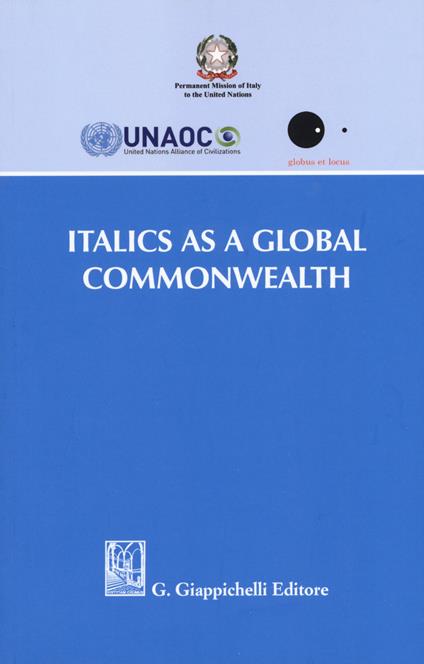 Italics as a global Commonwealth - copertina
