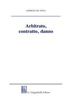 Arbitrato, contratto, danno