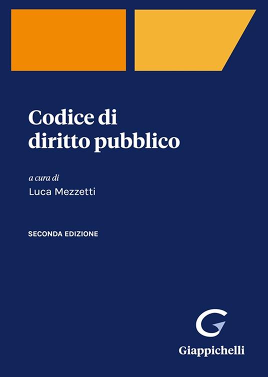 Codice di diritto pubblico - copertina