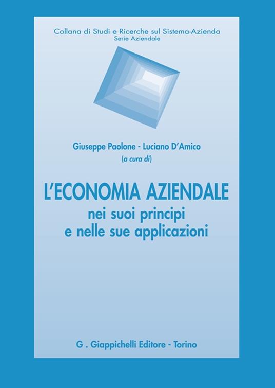 L'economia aziendale nei suoi principi e nelle sue applicazioni - copertina