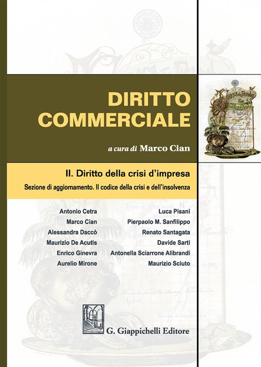 Diritto commerciale. Vol. 2: Diritto della crisi d'impresa - copertina