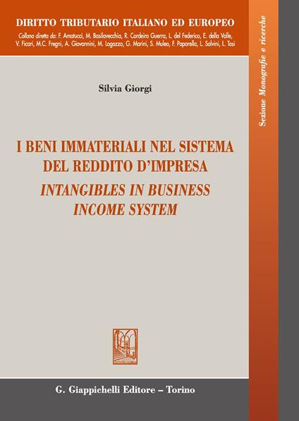 I beni immateriali nel sistema del reddito d'impresa-Intangibles in business income system - Silvia Giorgi - copertina