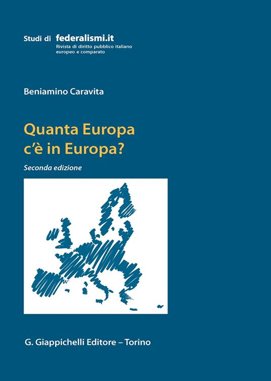 Quanta Europa c'è in Europa? - Beniamino Caravita - copertina