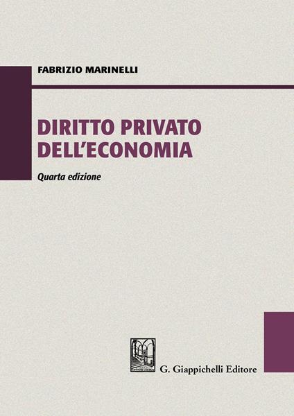 Diritto privato dell'economia - Fabrizio Marinelli - copertina