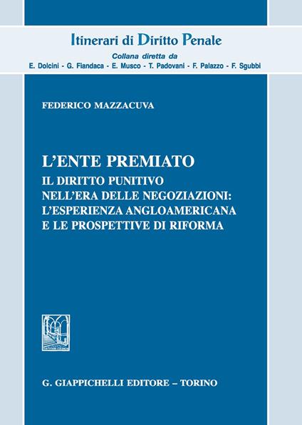L'ente premiato - Federico Mazzacuva - copertina
