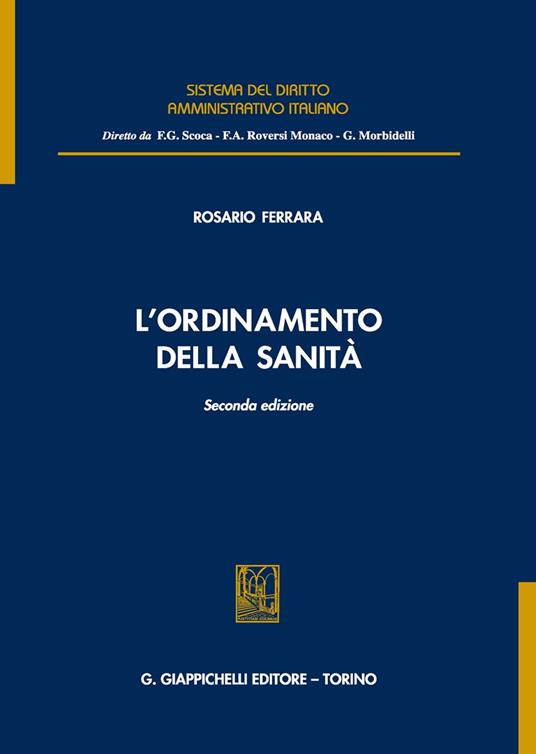 L' ordinamento della sanità - Rosario Ferrara - copertina