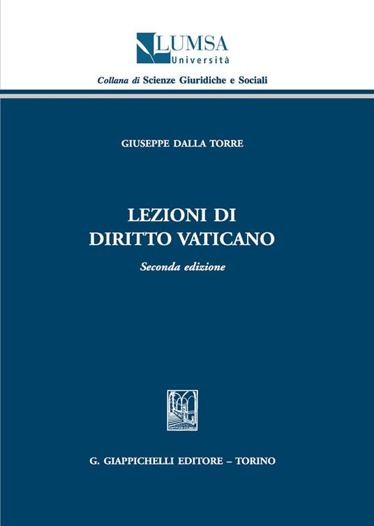 Lezioni di diritto vaticano - Giuseppe Dalla Torre - copertina