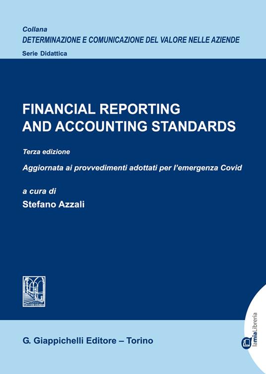 Financial reporting and accounting standards - copertina