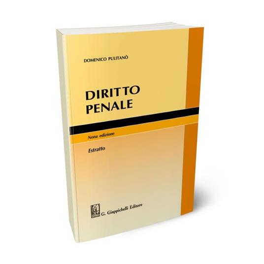 Diritto penale - Domenico Pulitanò - copertina
