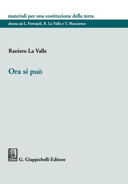 Ora si può - Raniero La Valle - copertina