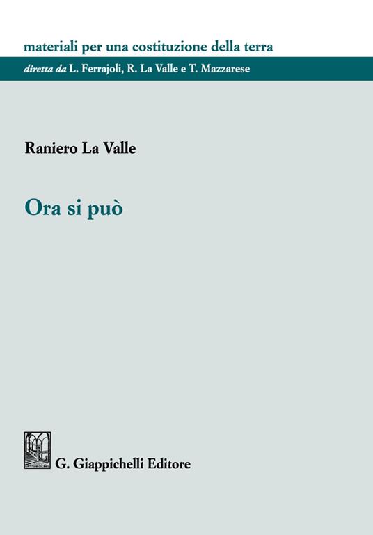 Ora si può - Raniero La Valle - copertina